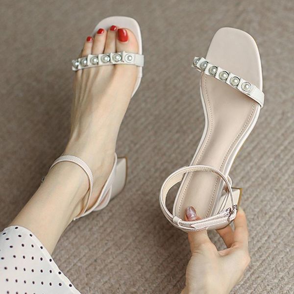 sandals 2021 summer women pearl decoration ladies pu leather square toe high heels fashion ankle straps dress shoes, Black
sandals 2021 summer women pearl decoration ladies pu leather square toe high heels fashion ankle straps dress shoes, Black