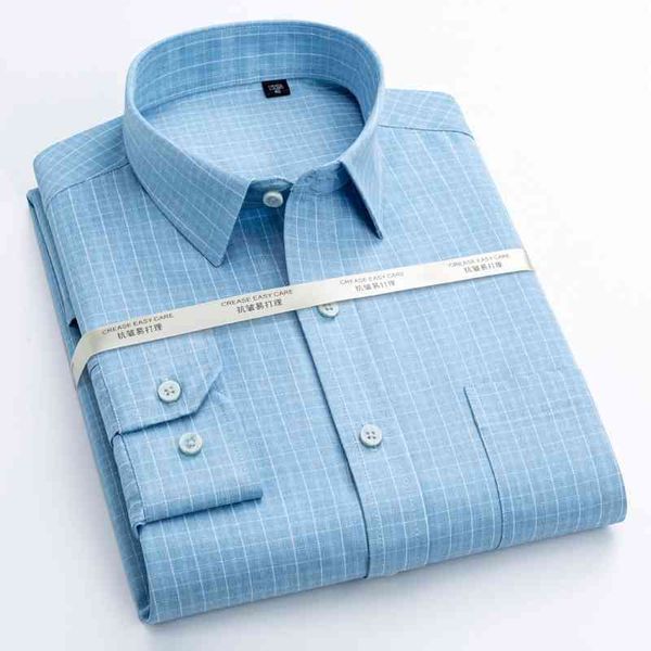 luxury shirt men fashion long sleeve smart caual plaid striped comfortable pure cotton pocket button up male tartan clothing 210609, White;black
luxury shirt men fashion long sleeve smart caual plaid striped comfortable pure cotton pocket button up male tartan clothing 210609, White;black