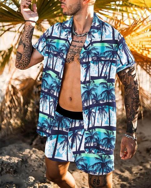 wenyujh fashion hawaiian print mens tracksuit short sleeve shirt set beach coconut shorts daily two piece s 2xl, Gray 
wenyujh fashion hawaiian print mens tracksuit short sleeve shirt set beach coconut shorts daily two piece s 2xl, Gray