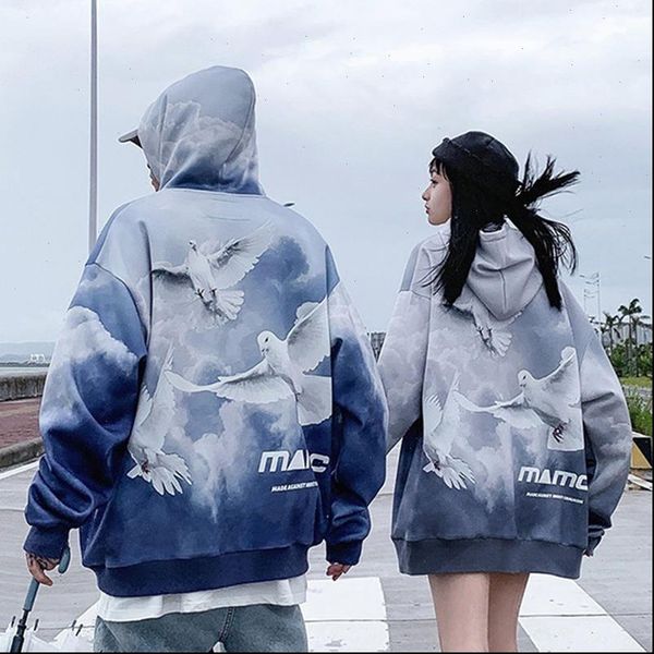 gradient pigeon letter print women hoodie hooded harajuku casual couples warm cotton pullover streetwear plus size hoodies, Black
gradient pigeon letter print women hoodie hooded harajuku casual couples warm cotton pullover streetwear plus size hoodies, Black