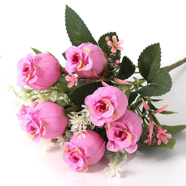 decorative flowers & wreaths 7 heads rose artificial silk flower bouquet home el table decoration fake wedding bride holding floral
decorative flowers & wreaths 7 heads rose artificial silk flower bouquet home el table decoration fake wedding bride holding floral