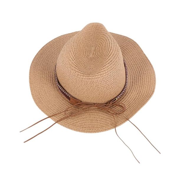 wide brim hats western cowboy hat sun for men cowgirl summer women lady straw with alloy feather beads beach cap panama, Blue;gray
wide brim hats western cowboy hat sun for men cowgirl summer women lady straw with alloy feather beads beach cap panama, Blue;gray