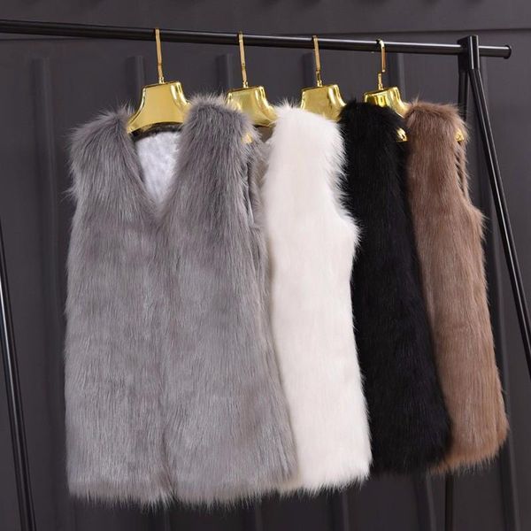 women's fur & faux fashion spring/winter mink vest warm jacket futerko soft casual casaco feminino full pelt mao sleeveless clothing, Black
women's fur & faux fashion spring/winter mink vest warm jacket futerko soft casual casaco feminino full pelt mao sleeveless clothing, Black