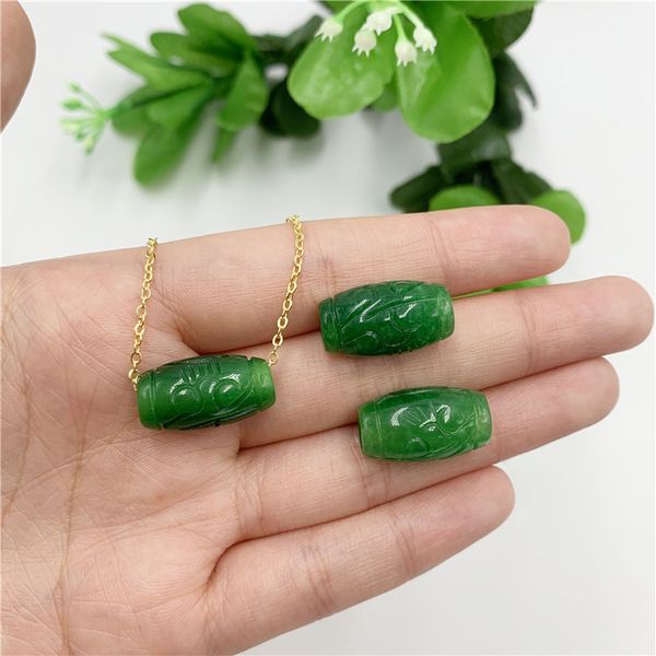 1pc natural green jade 20mm hand carving ruyi beads pendant chinese necklace jewellery fashion amulet gifts women rope new, Silver
1pc natural green jade 20mm hand carving ruyi beads pendant chinese necklace jewellery fashion amulet gifts women rope new, Silver