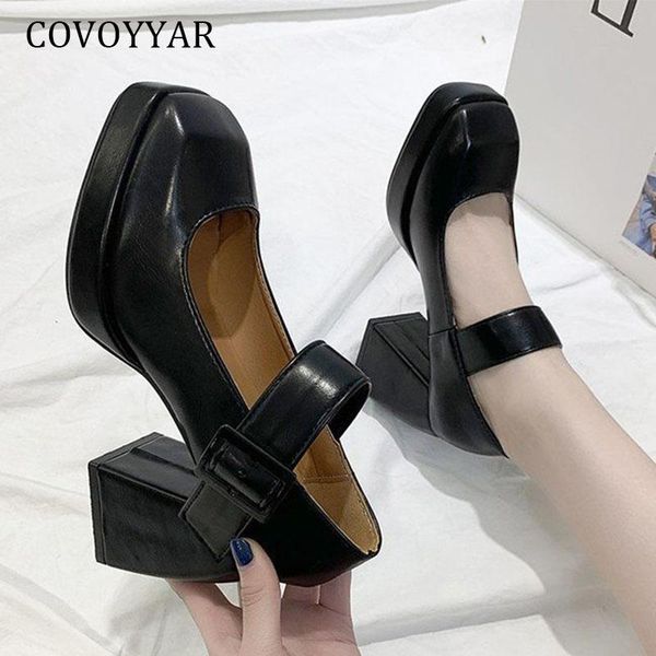 dress shoes covoyyar chunky heel women vintage square toe mary janes high heels jk school uniform ladies pump casual whh268, Black
dress shoes covoyyar chunky heel women vintage square toe mary janes high heels jk school uniform ladies pump casual whh268, Black