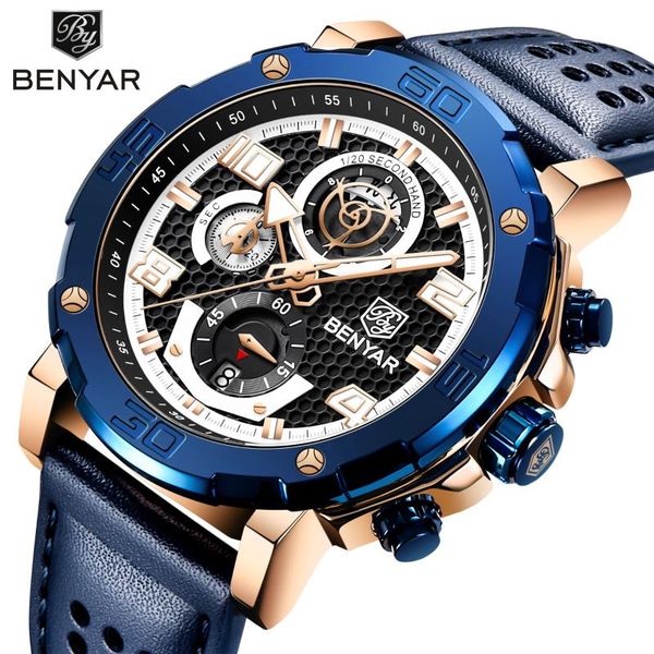 wristwatches 2021 benyar mens watch 48mm large dial sport chronograph quartz leather strap waterproof lunminous militarty, Slivery;brown
wristwatches 2021 benyar mens watch 48mm large dial sport chronograph quartz leather strap waterproof lunminous militarty, Slivery;brown