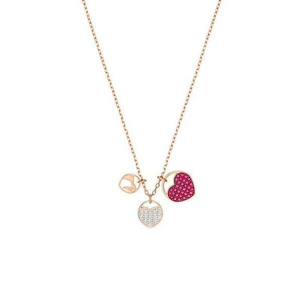 pendant necklaces 1:1 swa trendy romantic heart shaped necklace friendship clavicle chain women gift jewelry, Silver
pendant necklaces 1:1 swa trendy romantic heart shaped necklace friendship clavicle chain women gift jewelry, Silver