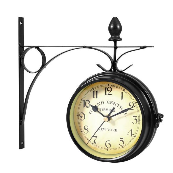 wall clocks european style double-sided clock creative classic home decoration iron art pendant
wall clocks european style double-sided clock creative classic home decoration iron art pendant