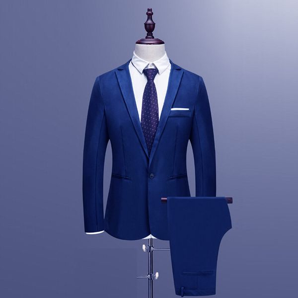2021 new men's slim button suit pure color dress blazer host show jacket coat & pant mens formal blazer plu, Black
2021 new men's slim button suit pure color dress blazer host show jacket coat & pant mens formal blazer plu, Black