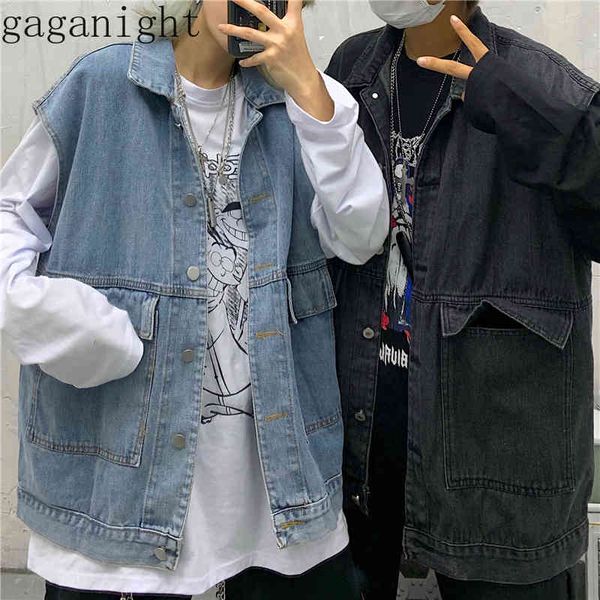 gaganight harajuku vintage cargo women men jeans vest bf style sleeveless casual loose plus size denim vest waistcoat outerwear 210519, Black;white
gaganight harajuku vintage cargo women men jeans vest bf style sleeveless casual loose plus size denim vest waistcoat outerwear 210519, Black;white