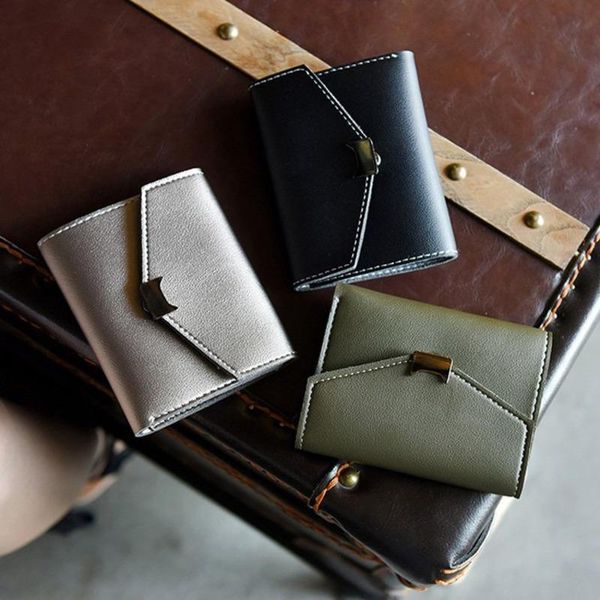 wallet korean short cat card bag hand personality fashion lady wallets handbags purse, White
wallet korean short cat card bag hand personality fashion lady wallets handbags purse, White