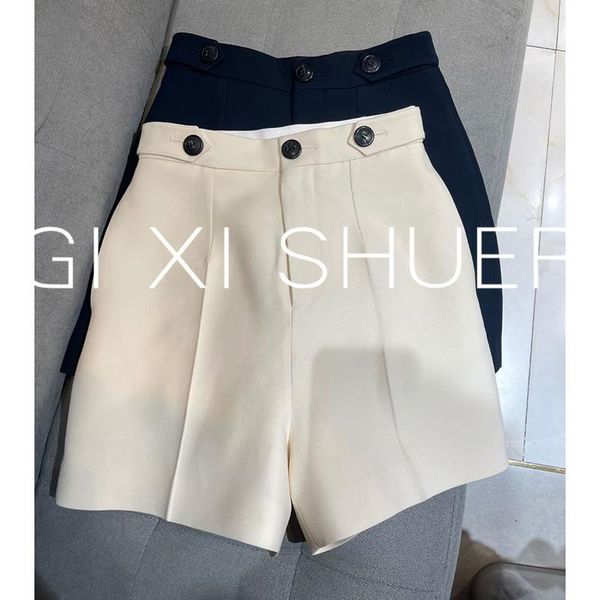 women's shorts autumn style 2021 silk wool stitching casual elegant fashion, White;black
women's shorts autumn style 2021 silk wool stitching casual elegant fashion, White;black
