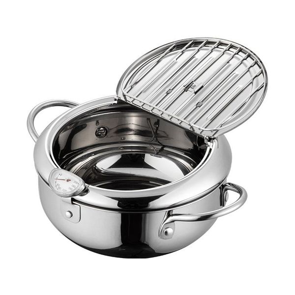 pans 20/24cm japanese deep frying pot with a and lid 304 stainless steel kitchen tempura fryer pan
pans 20/24cm japanese deep frying pot with a and lid 304 stainless steel kitchen tempura fryer pan