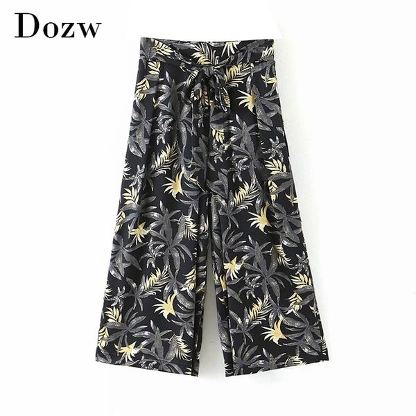 casual printed wide leg pants women chic bow tie knitted pleated trousers female loose solid holiday pantalones 210515, Black;white
casual printed wide leg pants women chic bow tie knitted pleated trousers female loose solid holiday pantalones 210515, Black;white