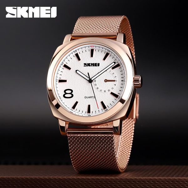 wristwatches skmei men quartz watches sport casual waterproof leather full steel watch clock man relogio masculino, Slivery;brown
wristwatches skmei men quartz watches sport casual waterproof leather full steel watch clock man relogio masculino, Slivery;brown