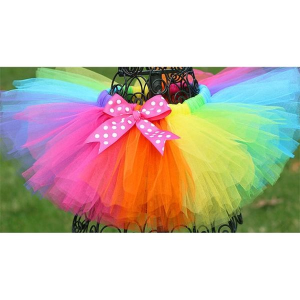 children's dance performance dress big rainbow skirt children's ballet dress, White
children's dance performance dress big rainbow skirt children's ballet dress, White