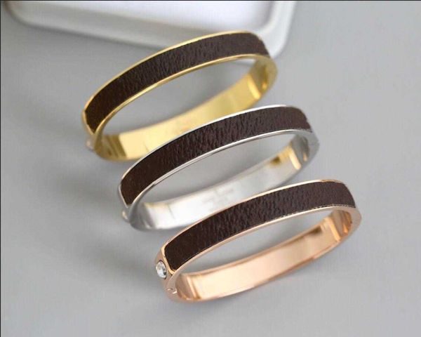 design fashion titanium steel bangle classic man women leather bracelets couple jewelry, Black
design fashion titanium steel bangle classic man women leather bracelets couple jewelry, Black