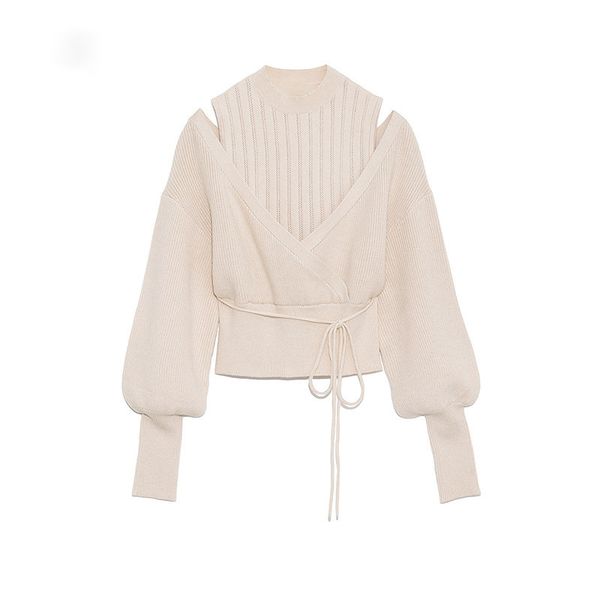 kuzuwata half-high collar dstring knitted sweaters sweet loose shoulder strapless women jackrt autumn winter new pullovers, Black
kuzuwata half-high collar dstring knitted sweaters sweet loose shoulder strapless women jackrt autumn winter new pullovers, Black
