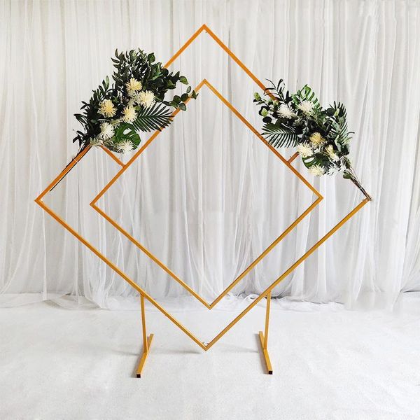party decoration iron rhombus shelf geometric shaped arches backdrop birthday wedding stage background outdoor decorative flower stand
party decoration iron rhombus shelf geometric shaped arches backdrop birthday wedding stage background outdoor decorative flower stand