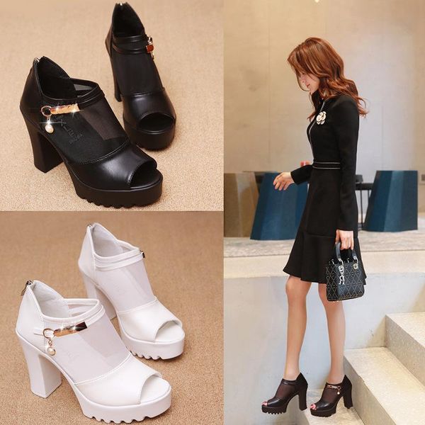 sandals 2021 women square high heel summer shoes woman pumps flower net hollow peep toe gladiator size 35-39, Black
sandals 2021 women square high heel summer shoes woman pumps flower net hollow peep toe gladiator size 35-39, Black