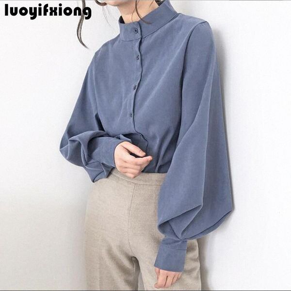 new 2019 fashion blouse women stand collar shirt large lantern sleeve kimono cardigan womens and blouses vogue women shirts j01q#, White
new 2019 fashion blouse women stand collar shirt large lantern sleeve kimono cardigan womens and blouses vogue women shirts j01q#, White