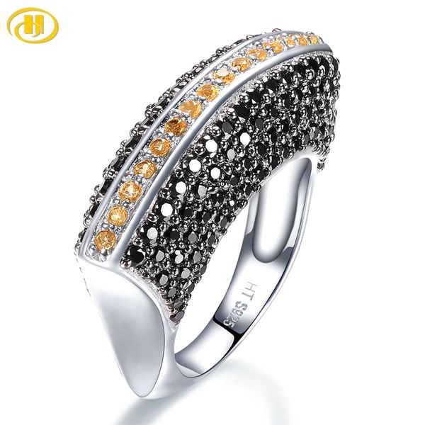 natural gemstone citrine black spinel 925 sterling silver unique special rings wedding style women's personal ring 211217, Slivery;golden
natural gemstone citrine black spinel 925 sterling silver unique special rings wedding style women's personal ring 211217, Slivery;golden