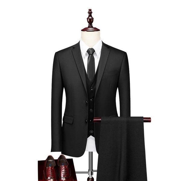 men's suits & blazers suit business professional korean slim three piece bridegroom man wedding dress, White;black
men's suits & blazers suit business professional korean slim three piece bridegroom man wedding dress, White;black
