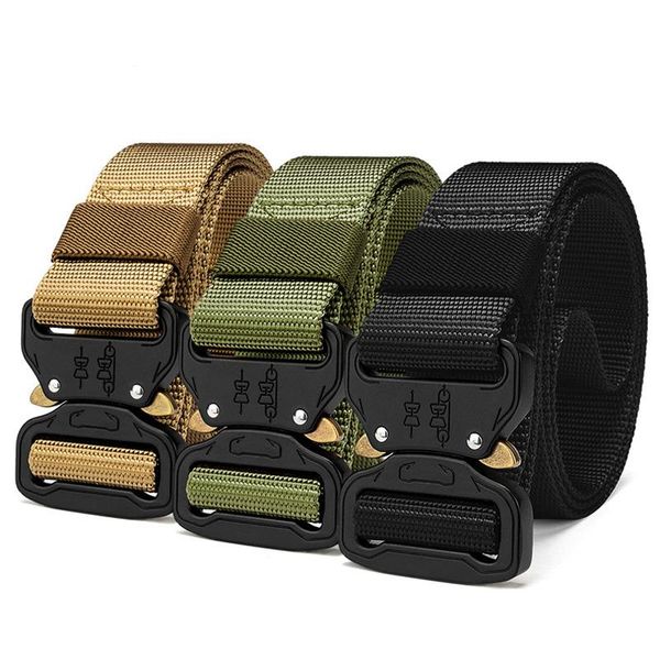 tactical belts nylon military waist belt with metal buckle adjustable heavy duty training support hunting accessories, Black;gray
tactical belts nylon military waist belt with metal buckle adjustable heavy duty training support hunting accessories, Black;gray