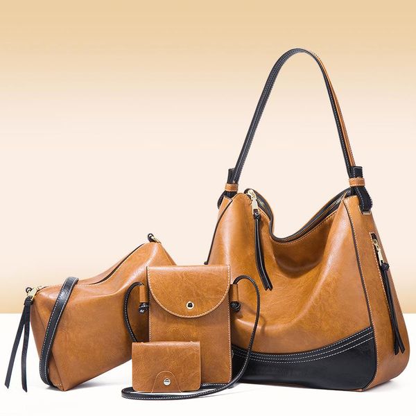 shoulder bags simple color matching portable handbag fashion trend large-capacity four-piece bag diagonal soft leather mother
shoulder bags simple color matching portable handbag fashion trend large-capacity four-piece bag diagonal soft leather mother