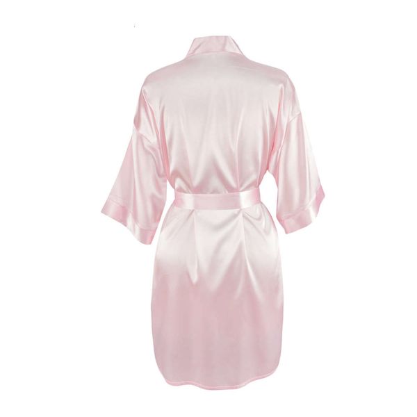 bathrobe popular silk kimono solid thin women's robe short pink bathrobe in spring and summer
bathrobe popular silk kimono solid thin women's robe short pink bathrobe in spring and summer