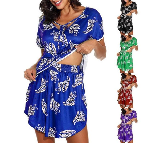 women's halter neck short sleeve t-shirt printing dyeing floral flowers irregular skirt sportswear workout casual set two piece dress, White
women's halter neck short sleeve t-shirt printing dyeing floral flowers irregular skirt sportswear workout casual set two piece dress, White