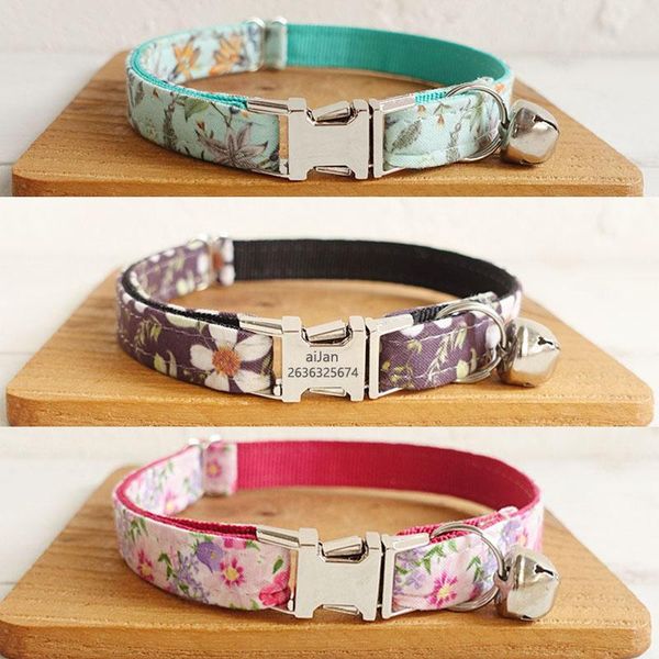 cat collars & leads personalized collar name with bell yorshire kitten chihuahua adjustable floral pattern engraving id tag nameplate
cat collars & leads personalized collar name with bell yorshire kitten chihuahua adjustable floral pattern engraving id tag nameplate