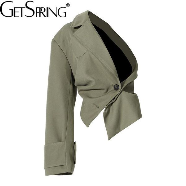 women's jackets getspring women blazer coat irregular jacket shoulder off single breasted ladies coats loose asymmetrical autumn, Black;brown
women's jackets getspring women blazer coat irregular jacket shoulder off single breasted ladies coats loose asymmetrical autumn, Black;brown