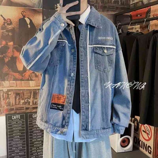 cowboy jacket female cowboy men's fashion brand loose casual street ruffian handsome spring and autumn work clothes, Black
cowboy jacket female cowboy men's fashion brand loose casual street ruffian handsome spring and autumn work clothes, Black