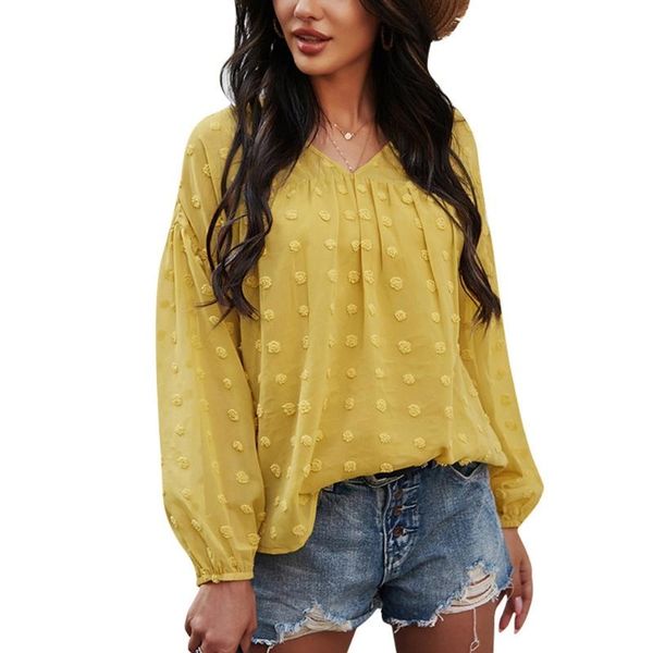 women's blouses & shirts spring/summer 2021 v-neck long sleeve embroidered floral chiffon, White
women's blouses & shirts spring/summer 2021 v-neck long sleeve embroidered floral chiffon, White