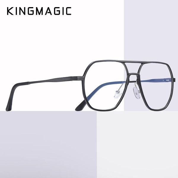 sunglasses kingmagic anti blue light glasses men aluminum magnesium gaming computer games square blocking, White;black
sunglasses kingmagic anti blue light glasses men aluminum magnesium gaming computer games square blocking, White;black