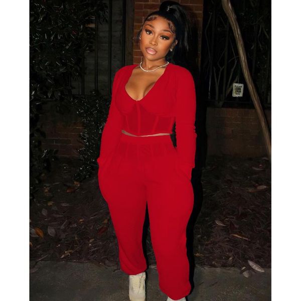 women's two piece pants plsw sets fall streetwear tracksuit women outfits red long sleeve crop skinny suits white matching
women's two piece pants plsw sets fall streetwear tracksuit women outfits red long sleeve crop skinny suits white matching