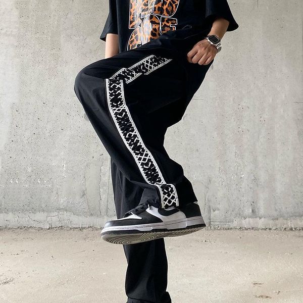 women's pants & capris women hip hop streetwear black sweatpants korean fashion oversize patchwork jogging wide leg sports female kpop, Black;white
women's pants & capris women hip hop streetwear black sweatpants korean fashion oversize patchwork jogging wide leg sports female kpop, Black;white