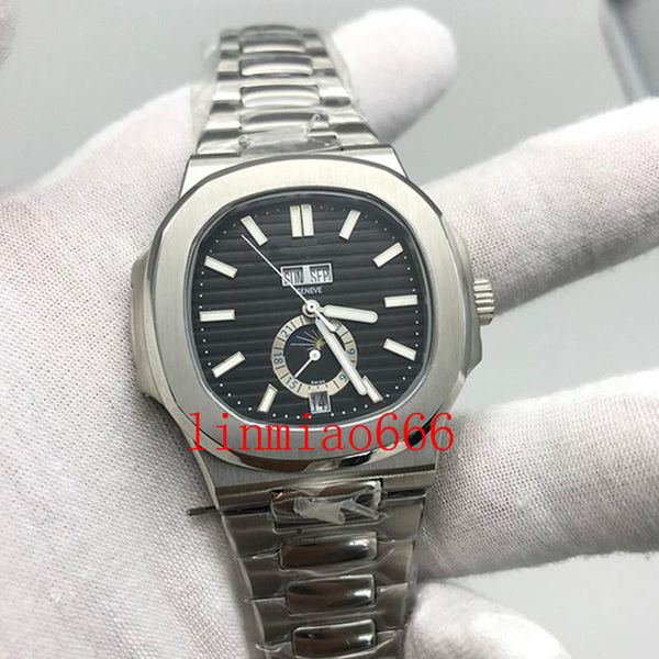 2021 mechanical watch for men 5726 sports steel wristwatch mens fashion watches, Slivery;brown
2021 mechanical watch for men 5726 sports steel wristwatch mens fashion watches, Slivery;brown