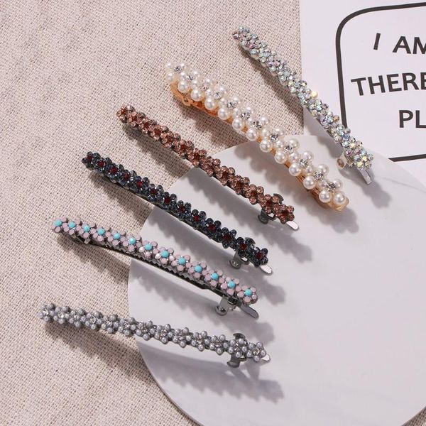 hair clips & barrettes jouval simple elegant hairpin rhinestone simulated imitation pearl alloy clip women european fashion jewelry, Golden;silver
hair clips & barrettes jouval simple elegant hairpin rhinestone simulated imitation pearl alloy clip women european fashion jewelry, Golden;silver