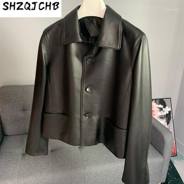 sheep recommended leather small coat for women short square collar jacket women's suits & blazers, White;black
sheep recommended leather small coat for women short square collar jacket women's suits & blazers, White;black