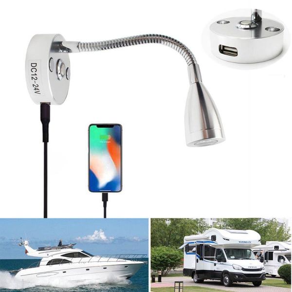 wall lamps led flexible rv boat lamp touch switch reading light with usb charger port for bedroom interior motorhome dc 12v 24v
wall lamps led flexible rv boat lamp touch switch reading light with usb charger port for bedroom interior motorhome dc 12v 24v