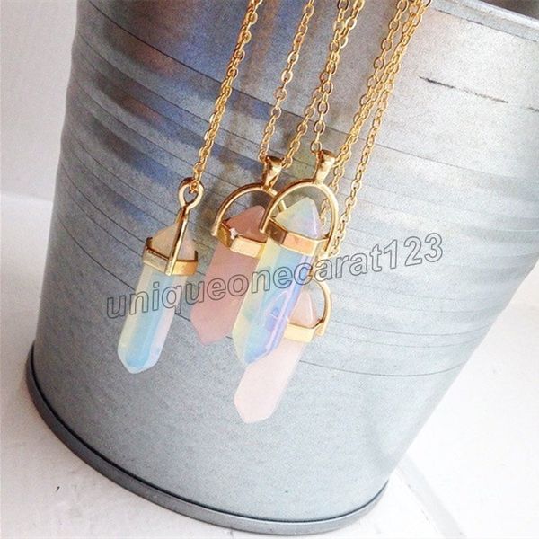 hexagonal column quartz crystal necklaces pendant fashion natural stone bullet pink pendant necklace for women girl silver gold chain jewelr
hexagonal column quartz crystal necklaces pendant fashion natural stone bullet pink pendant necklace for women girl silver gold chain jewelr