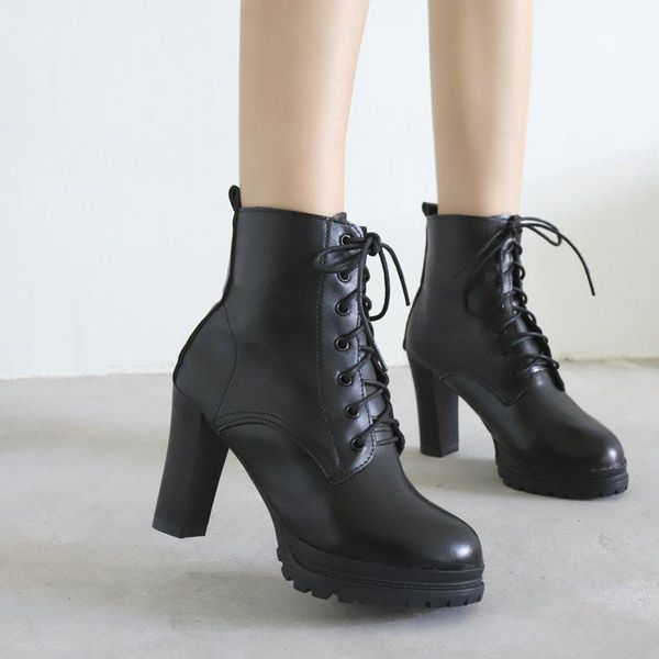 boots waterproof high-heeled shoes women's cross strap short 2021 winter stiletto, Black
boots waterproof high-heeled shoes women's cross strap short 2021 winter stiletto, Black
