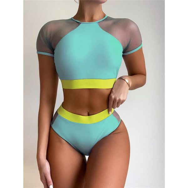women's swimwear high waist bikini thong stitching mesh tankini swimsuit bottom bathing suit summer beach bikinis set mujer, White;black
women's swimwear high waist bikini thong stitching mesh tankini swimsuit bottom bathing suit summer beach bikinis set mujer, White;black