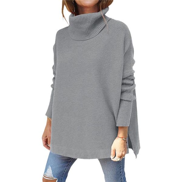 women's sweaters winter warm turtleneck oversized 2021 fall long batwing sleeve spilt hem tunic pullover sweater knit, White;black
women's sweaters winter warm turtleneck oversized 2021 fall long batwing sleeve spilt hem tunic pullover sweater knit, White;black