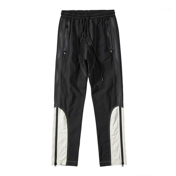 men's pants spring and autumn casual street functional nylon trousers multi-pocket side zipper stitching sports, Black
men's pants spring and autumn casual street functional nylon trousers multi-pocket side zipper stitching sports, Black