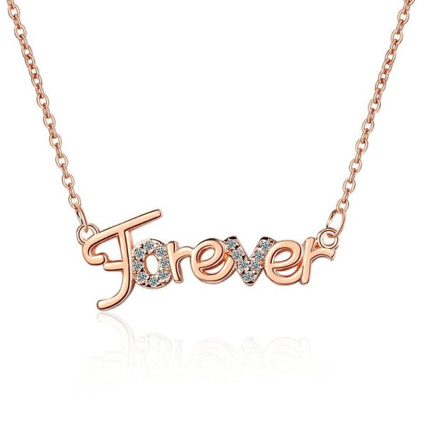 pendant necklaces 18kc rose gold plate "forever" necklace gifts for women mom sisters friends, Silver
pendant necklaces 18kc rose gold plate "forever" necklace gifts for women mom sisters friends, Silver