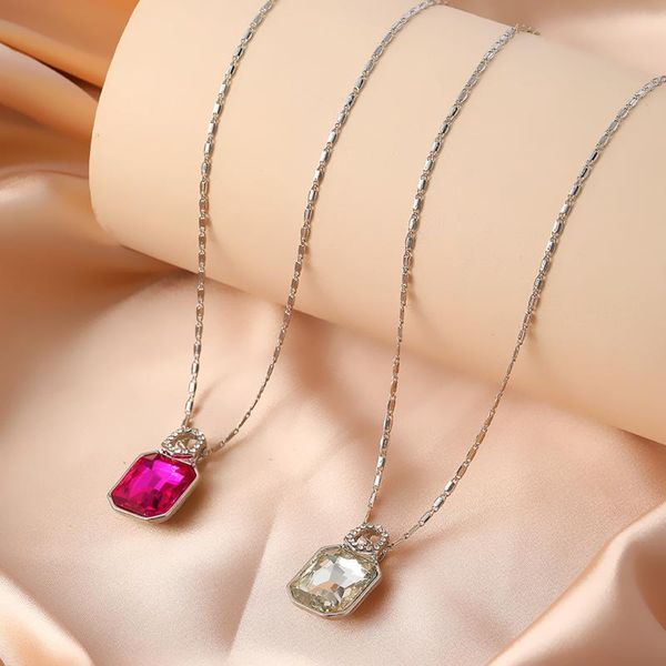 chains retro multicolor rhinestone geometric square pendant necklace long clavicle chain for women collier party jewelry, Silver
chains retro multicolor rhinestone geometric square pendant necklace long clavicle chain for women collier party jewelry, Silver