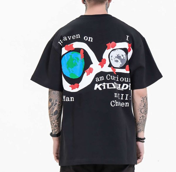 t shirt designer men's fashion brand short-sleeved t-shirt with earth letter pattern, White
t shirt designer men's fashion brand short-sleeved t-shirt with earth letter pattern, White